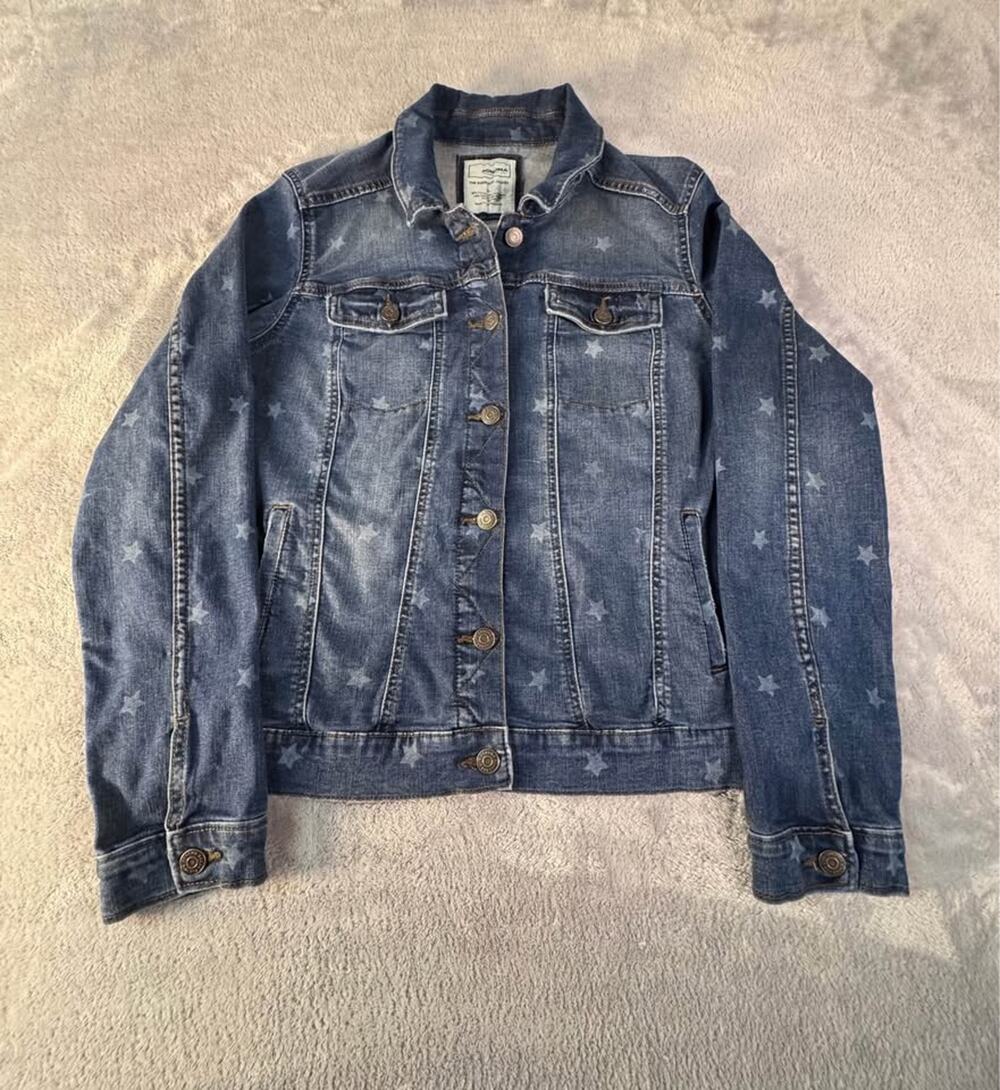 Sonoma The Everyday Jacket star print denim jacket Large
